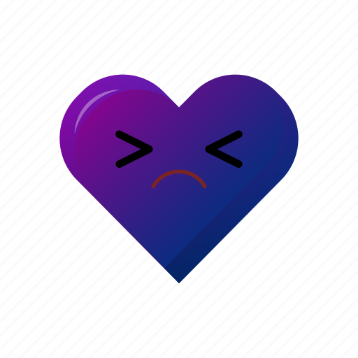 Heart, love, emoji, emoticon, heart emoticon, face, expression icon - Download on Iconfinder