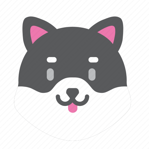 Cute, dog, husky, japan, smile, winter icon - Download on Iconfinder
