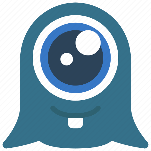 Big, eye, monster, cartoon, character icon - Download on Iconfinder