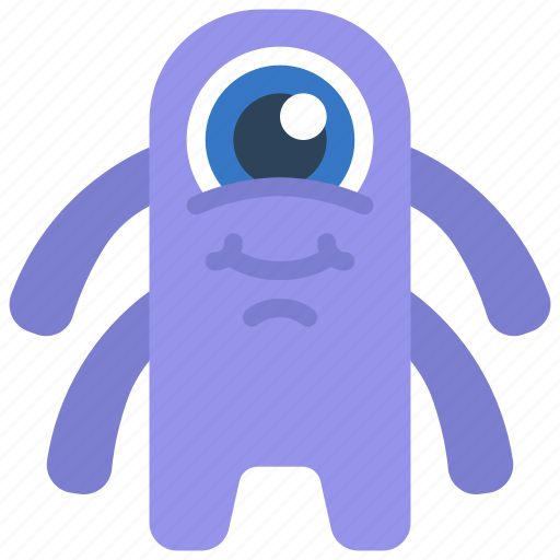 Four, arm, monster, cartoon, character icon - Download on Iconfinder