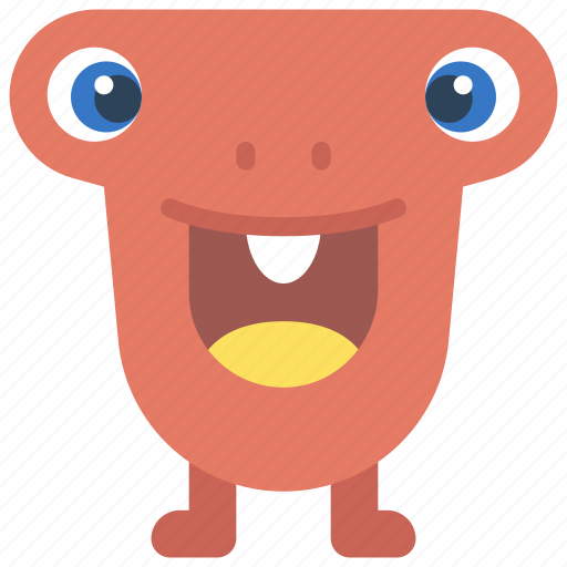 Hammer, monster, cartoon, character, alien icon - Download on Iconfinder