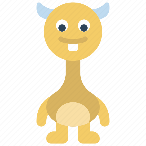 Long, neck, monster, cartoon, character icon - Download on Iconfinder