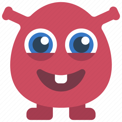Ogre, ear, round, monster, cartoon, character icon - Download on Iconfinder