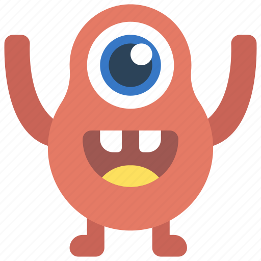 Pear, shape, monster, cartoon, character icon - Download on Iconfinder