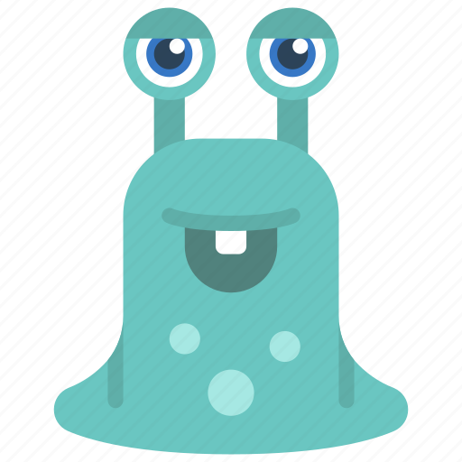 Slug, blob, monster, cartoon, character icon - Download on Iconfinder