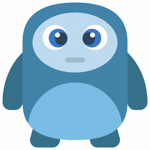 Soft, rectangle, monster, cartoon, character icon - Download on Iconfinder
