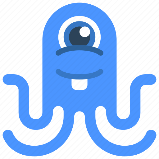 Tentacle, monster, cartoon, character, alien icon - Download on Iconfinder