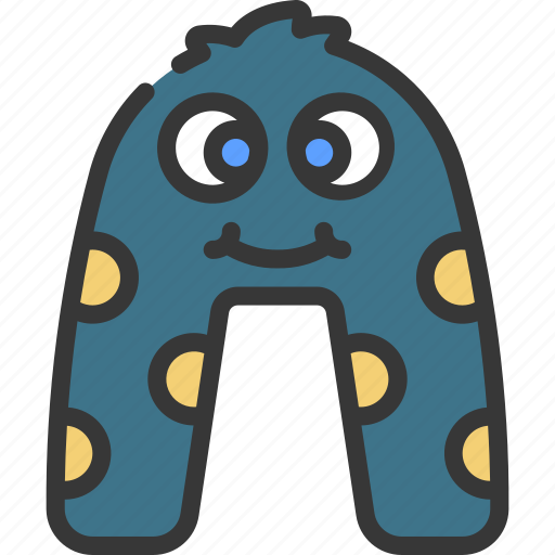 A, shape, monster, cartoon, character icon - Download on Iconfinder
