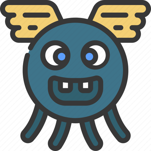 Flying, bug, monster, cartoon, character icon - Download on Iconfinder