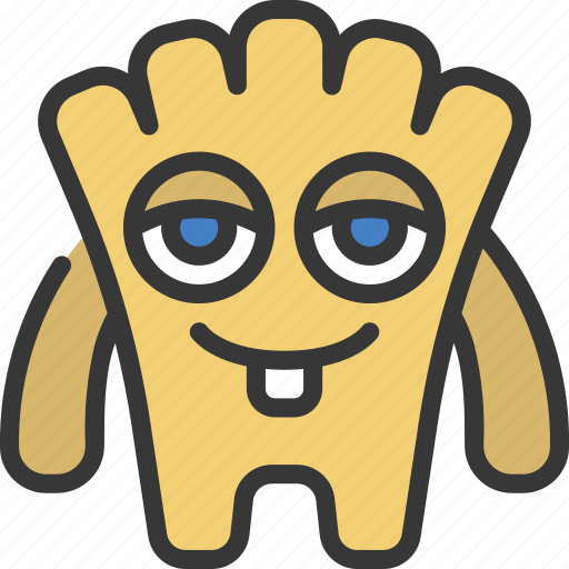 French, fry, monster, cartoon, character icon - Download on Iconfinder