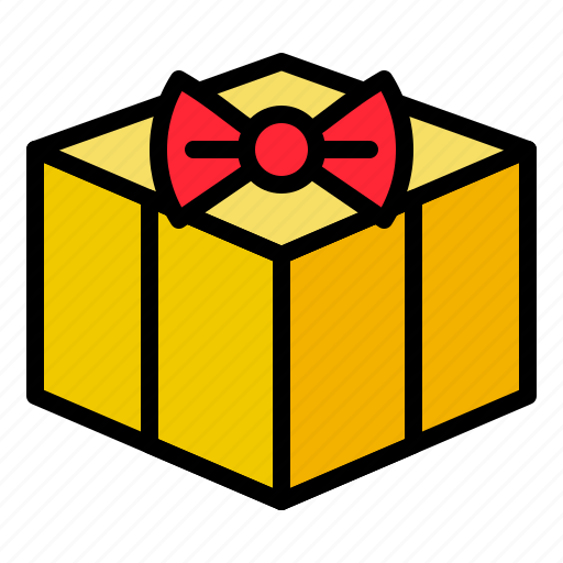 Bow, box, gift, present icon - Download on Iconfinder