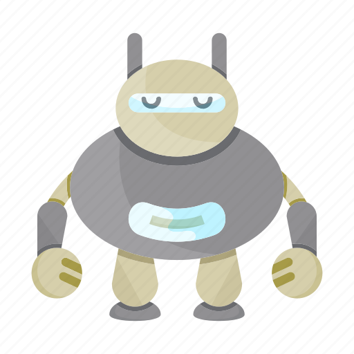 Cartoon, character, cute, droid, mascot, robot icon - Download on Iconfinder