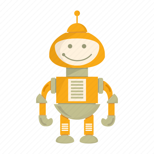 Cartoon, character, cute, droid, mascot, robot icon - Download on Iconfinder