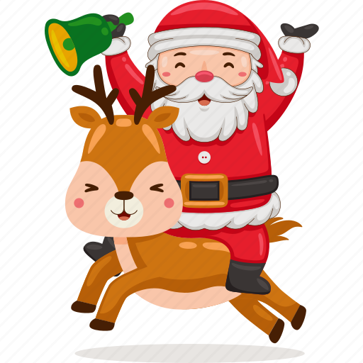 Santa, claus, vector, cartoon, character, merry, christmas icon - Download on Iconfinder