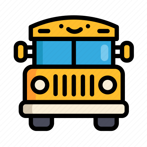 Bus, cute, education, school, school bus icon - Download on Iconfinder