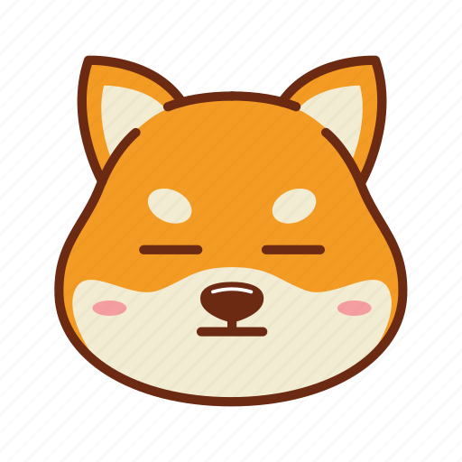 Animal, dog, emoji, face, flat, kawaii, pet icon - Download on Iconfinder