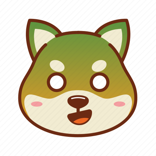 Animal, dog, emoji, inu, kawaii, pet, shiba icon - Download on Iconfinder