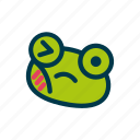 frog, expression, face, toad, hurt