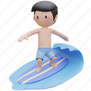 beach, summer, holiday, surfboard 