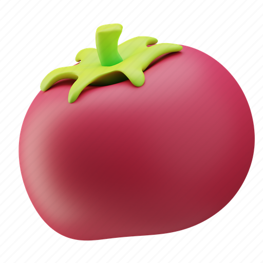 Tomato, vegetable, organic, vegan, nutrition, vegetables, natural 3D illustration - Download on Iconfinder