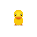animal, bird, ducky, yellow
