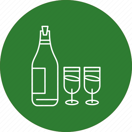 Anniversary, champagne, glass, wine icon - Download on Iconfinder