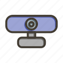 webcam, electronics, device, camera, technology