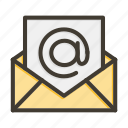 email, envelope, message, open, letter