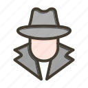 spy, privacy, hat, agent, businessman