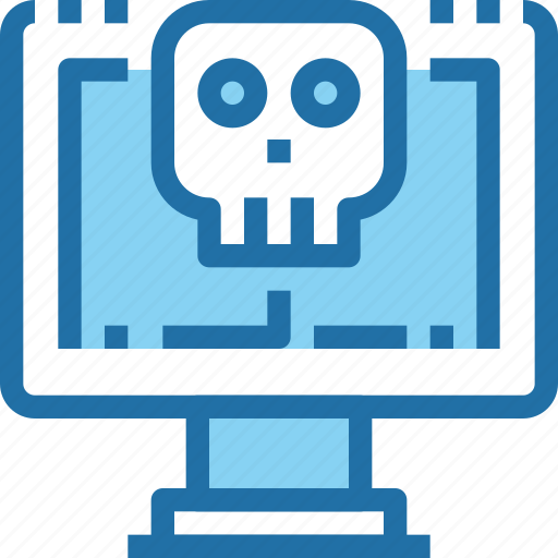 Computer, crime, hack, security, skull icon - Download on Iconfinder
