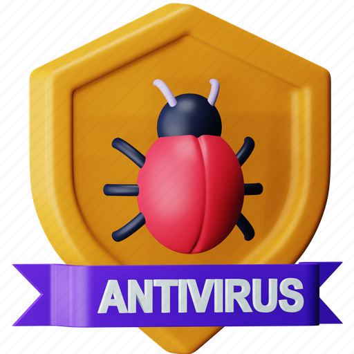Antivirus, cyber, crime, bug, security, protect, safety 3D illustration - Download on Iconfinder