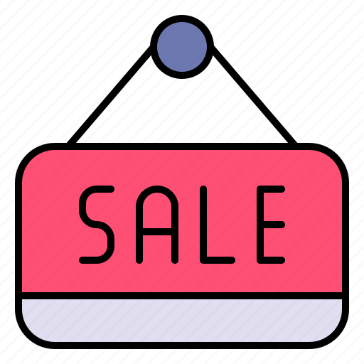 Board, hanging, sale, sign, shopping icon - Download on Iconfinder