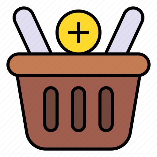 Basket, buy, shopping, add, shop icon - Download on Iconfinder