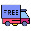 free, delivery, shipping, truck, transportation, vehicle