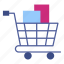 shopping, cart, groceries, supermarket 