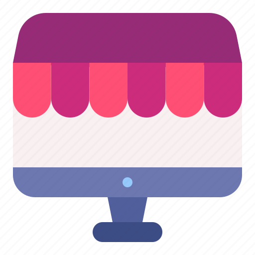 Online, store, shop, monitor, market icon - Download on Iconfinder
