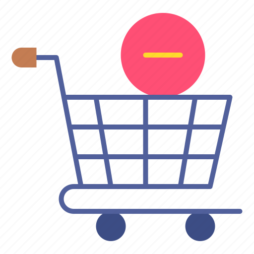 Cart, buy, shopping, minus icon - Download on Iconfinder