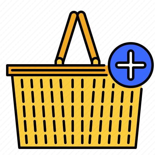 Shopping, basket, add, item, online, store, ecommerce icon - Download on Iconfinder