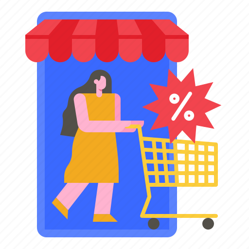 Online, shop, marketplace, ecommerce, commerce, shopping, smartphone icon - Download on Iconfinder