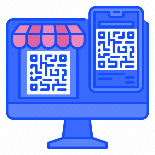 Qr, code, ecommerce, online, shopping, cart, payment icon - Download on Iconfinder