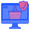 warranty, online, shopping, basket, browser, secure, shield