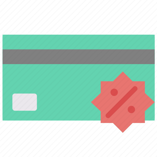Credit, card, discount, payment, commerce, sale icon - Download on Iconfinder