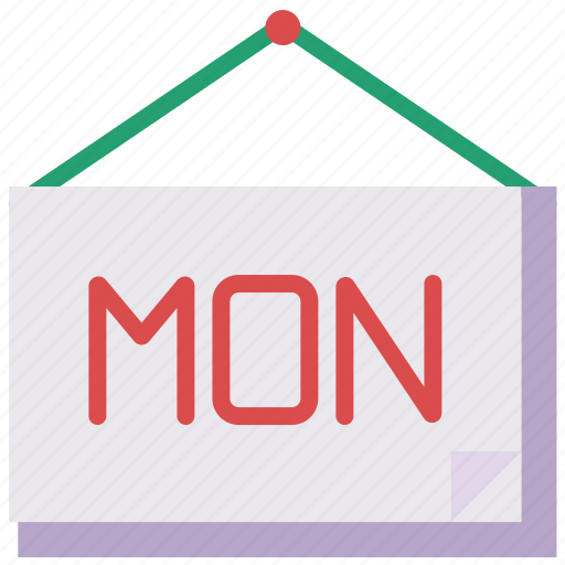 Monday, week, time, date, calendar icon - Download on Iconfinder