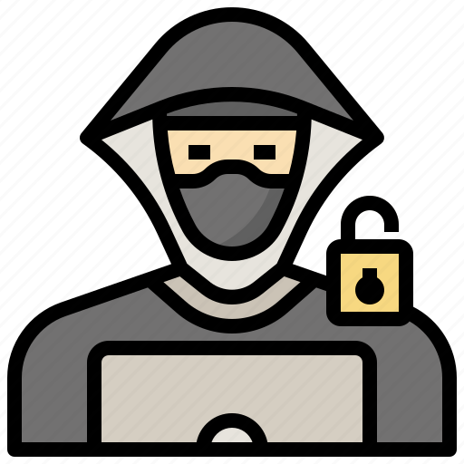 Avatar, crime, hacker, laptop, security, skull, user icon - Download on Iconfinder