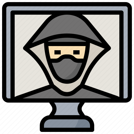 Crime, hack, hacker, laptop, security, spy, spyware icon - Download on Iconfinder