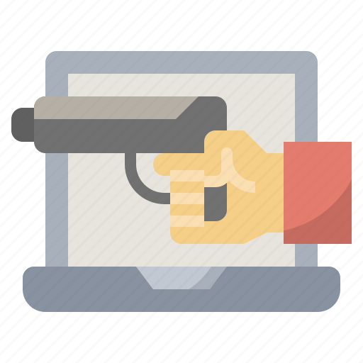Crime, cyber, gun, online, robber, robbery, security icon - Download on Iconfinder