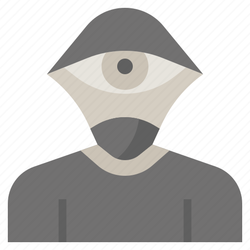 Crime, eye, hacker, hacking, security, spy, watch icon - Download on Iconfinder