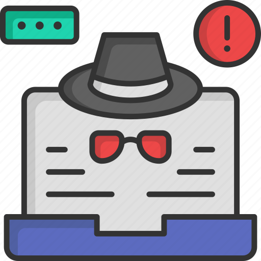 Hacker, laptop, security, spy, spyware icon - Download on Iconfinder