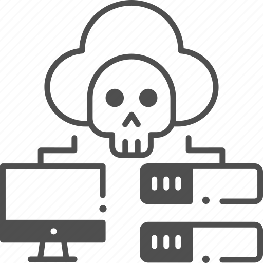 Attack, cloud service, denial, laptop, service icon - Download on Iconfinder
