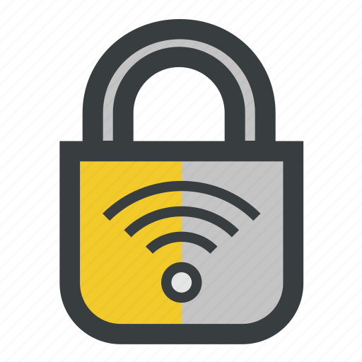 Lock, protected, security, wifi icon - Download on Iconfinder